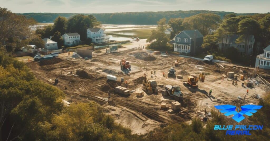 Construction Site from Drone