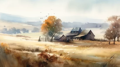 Stunning Painting of an Oklahoma Landscape