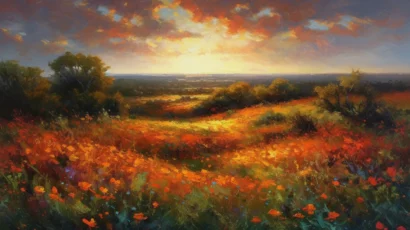 Stunning Painting of an Oklahoma Landscape