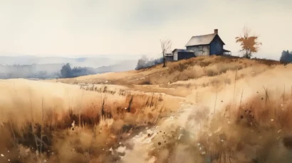 Stunning Painting of an Oklahoma Landscape